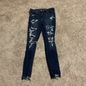 American Eagle High Rise Stretch Skinny Jeans